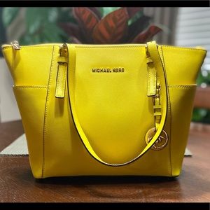 Michael Kors handbag - mustard yellow.
